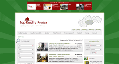 Desktop Screenshot of byty.reality-revuca.eu